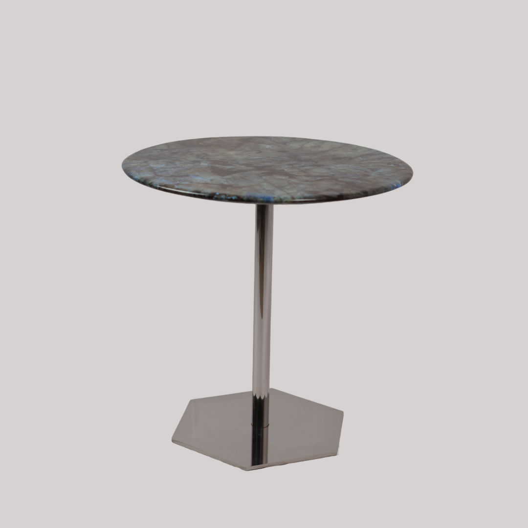ROUND MARBLE SIDE TABLE