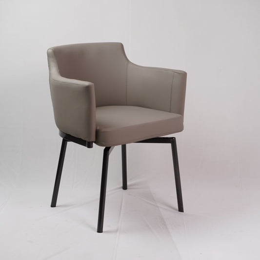 HALF REVOLVING DINING CHAIR