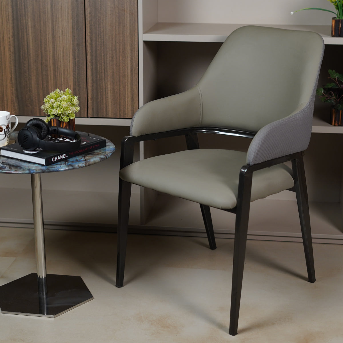 LEATHER DINING CHAIR
