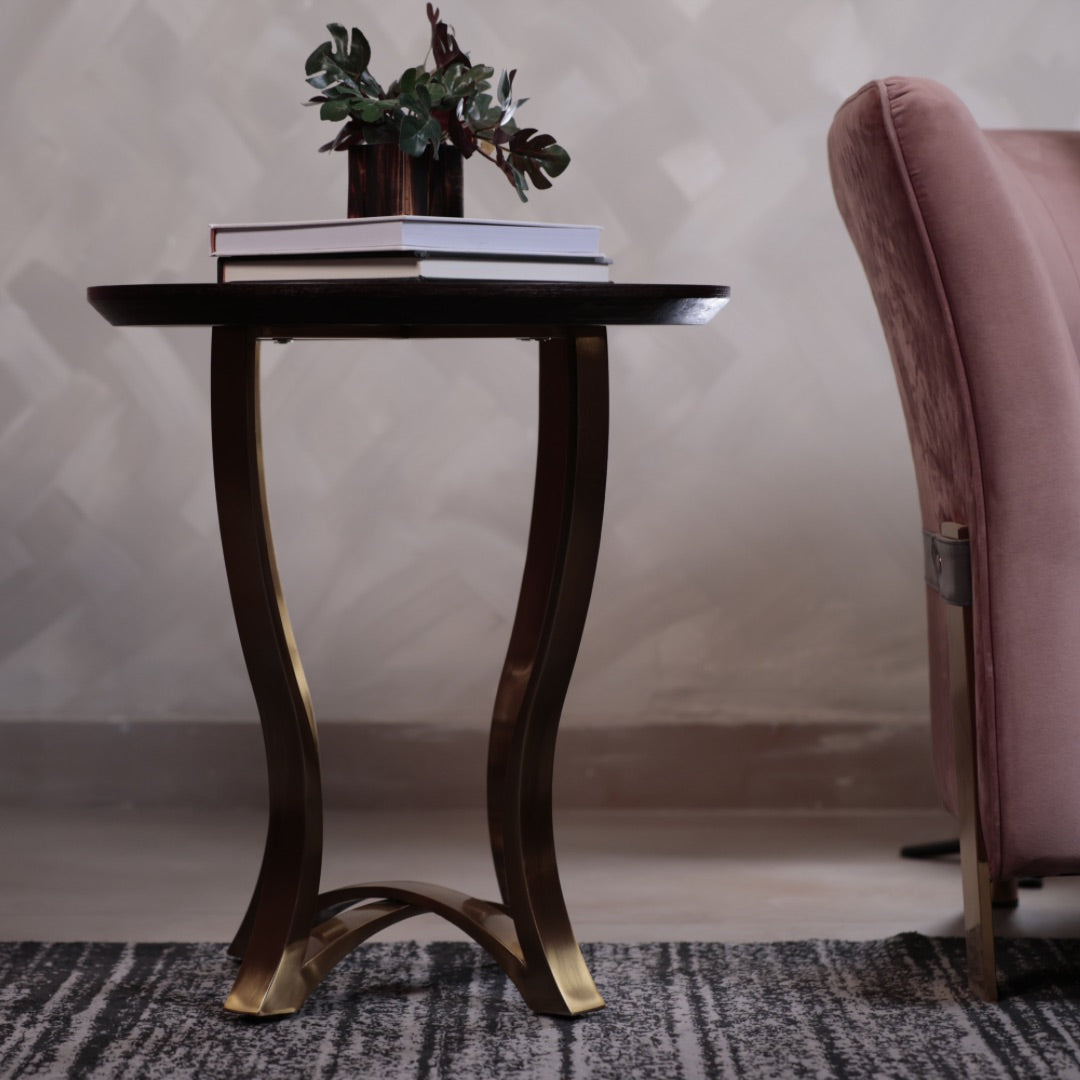 OPEN GRAIN SIDE TABLE
