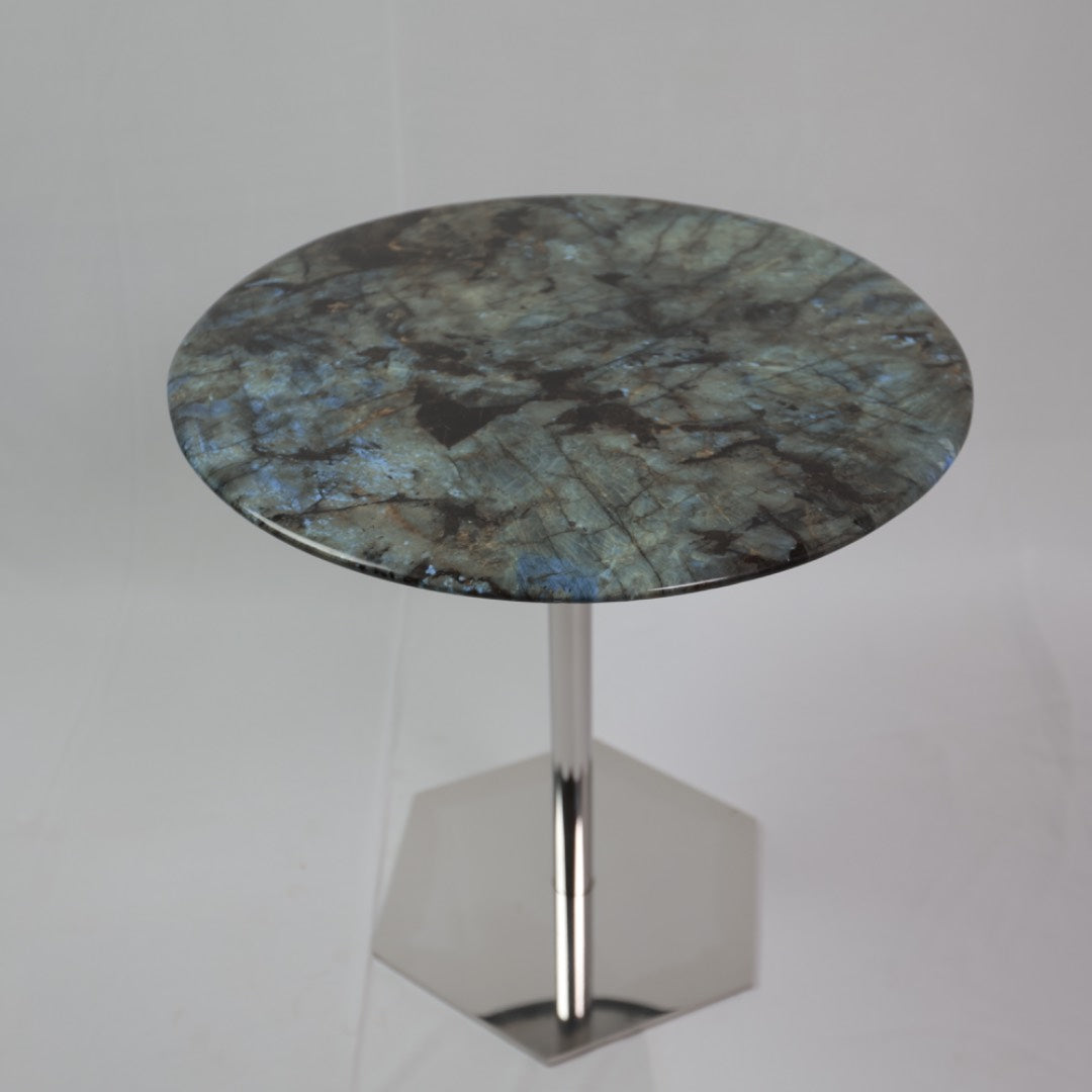 ROUND MARBLE SIDE TABLE