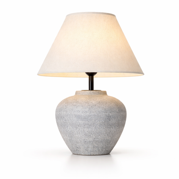 Minimal Grey Table Lamp