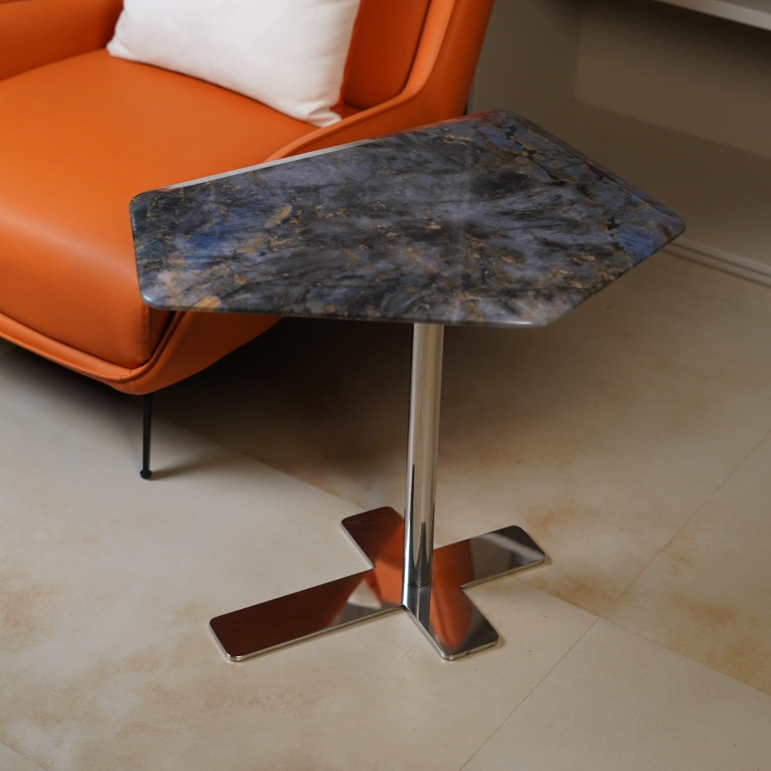 PENTAGON SIDE TABLE
