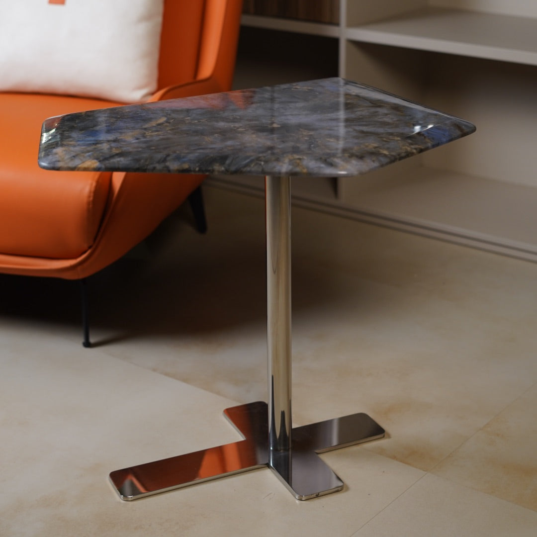 PENTAGON SIDE TABLE