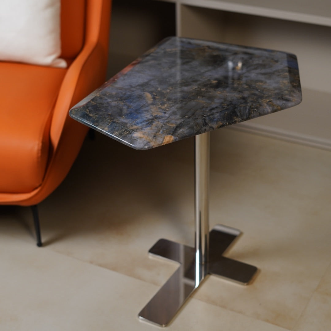 PENTAGON SIDE TABLE