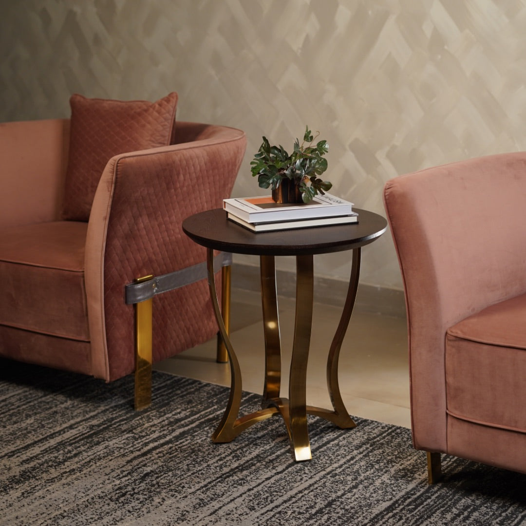 OPEN GRAIN SIDE TABLE