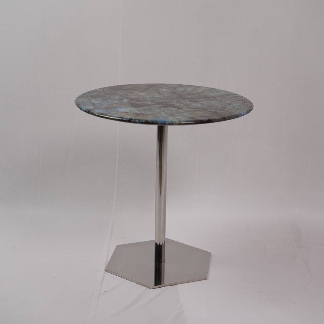 ROUND MARBLE SIDE TABLE