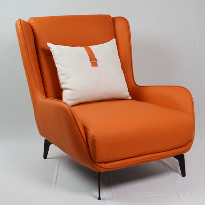 HIGH BACK ORANGE CHAIR