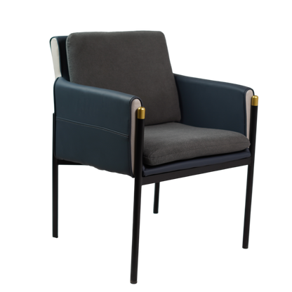 LEATHER CUSION DINING CHAIR