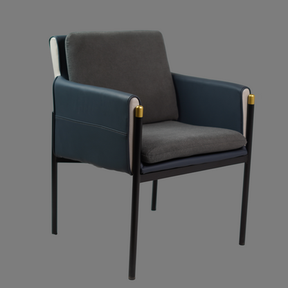 LEATHER CUSION DINING CHAIR