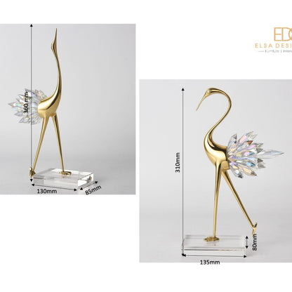 CRYSTAL CRANE BIRD