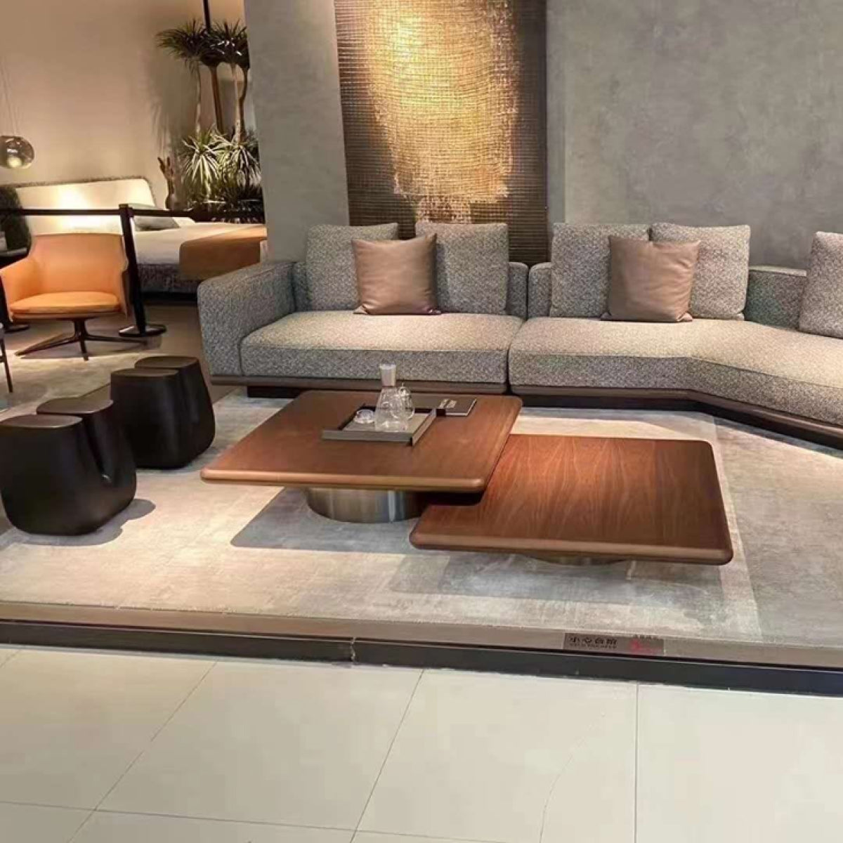 WOODEN CENTRE TABLE