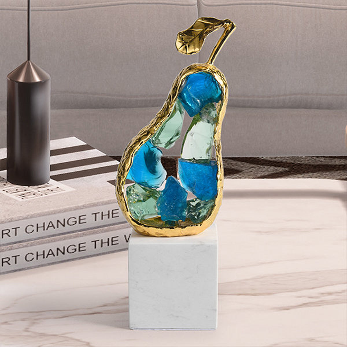 CRYSTAL FRUIT DECOR