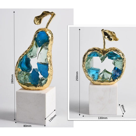 CRYSTAL FRUIT DECOR