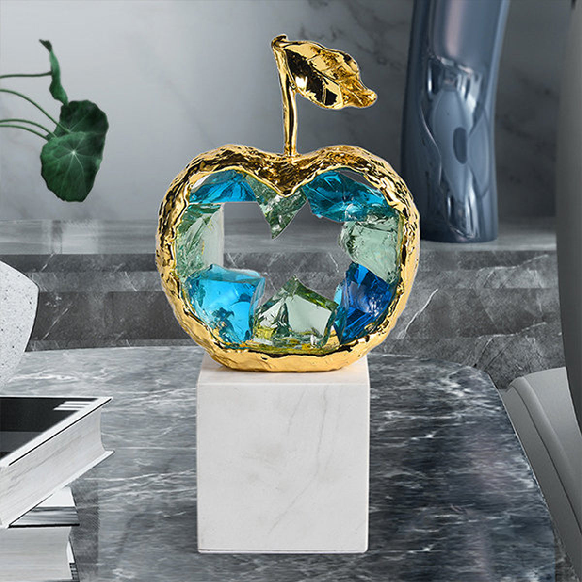 CRYSTAL FRUIT DECOR