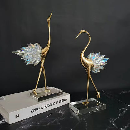 CRYSTAL CRANE BIRD