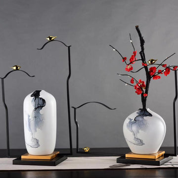 CERAMIC ORNAMENTS FLOWER VASE