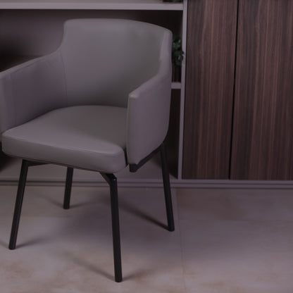 HALF REVOLVING DINING CHAIR