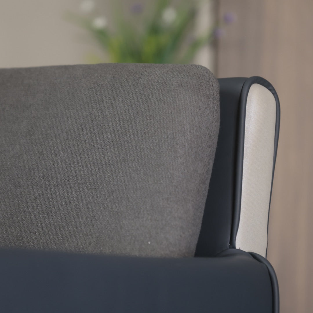 LEATHER CUSION DINING CHAIR