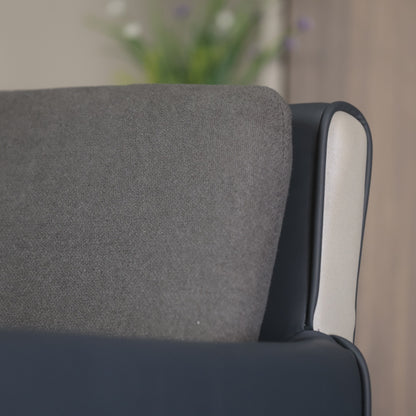 LEATHER CUSION DINING CHAIR
