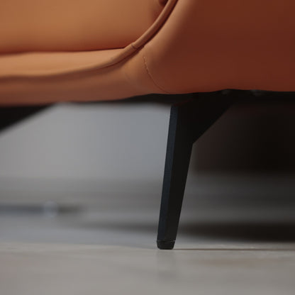 HIGH BACK ORANGE CHAIR