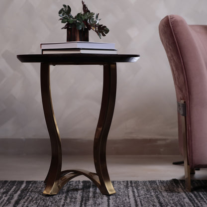 OPEN GRAIN SIDE TABLE