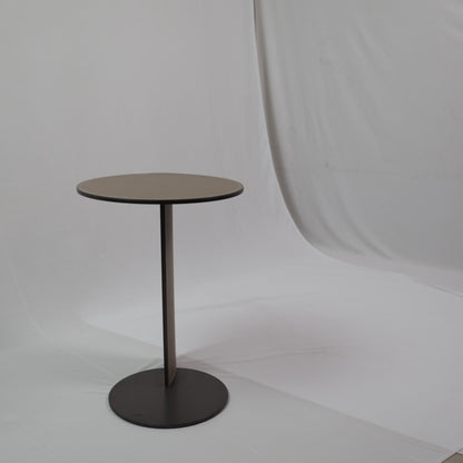 OVER LAP SIDE TABLE TAN