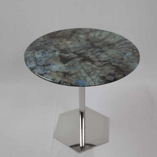 ROUND MARBLE SIDE TABLE