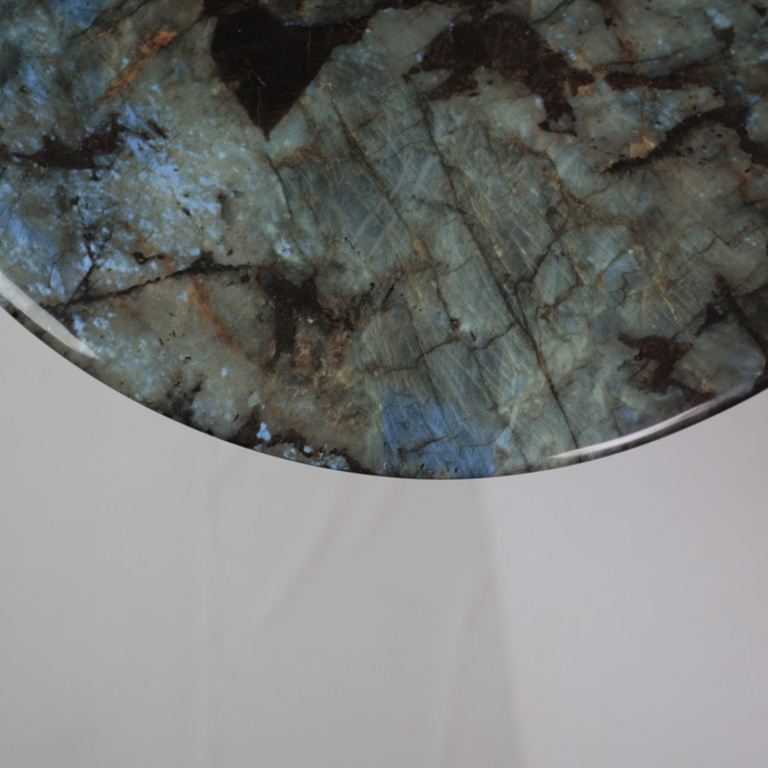 ROUND MARBLE SIDE TABLE