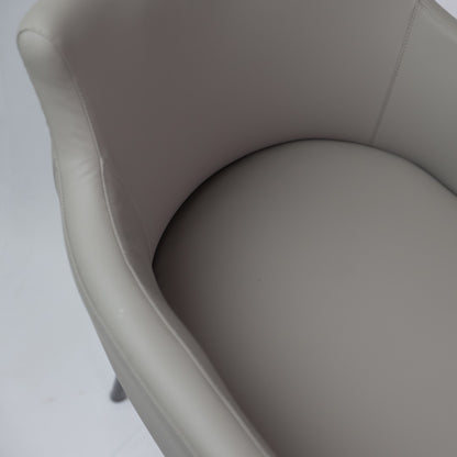 HALF REVOLVING DINING CHAIR