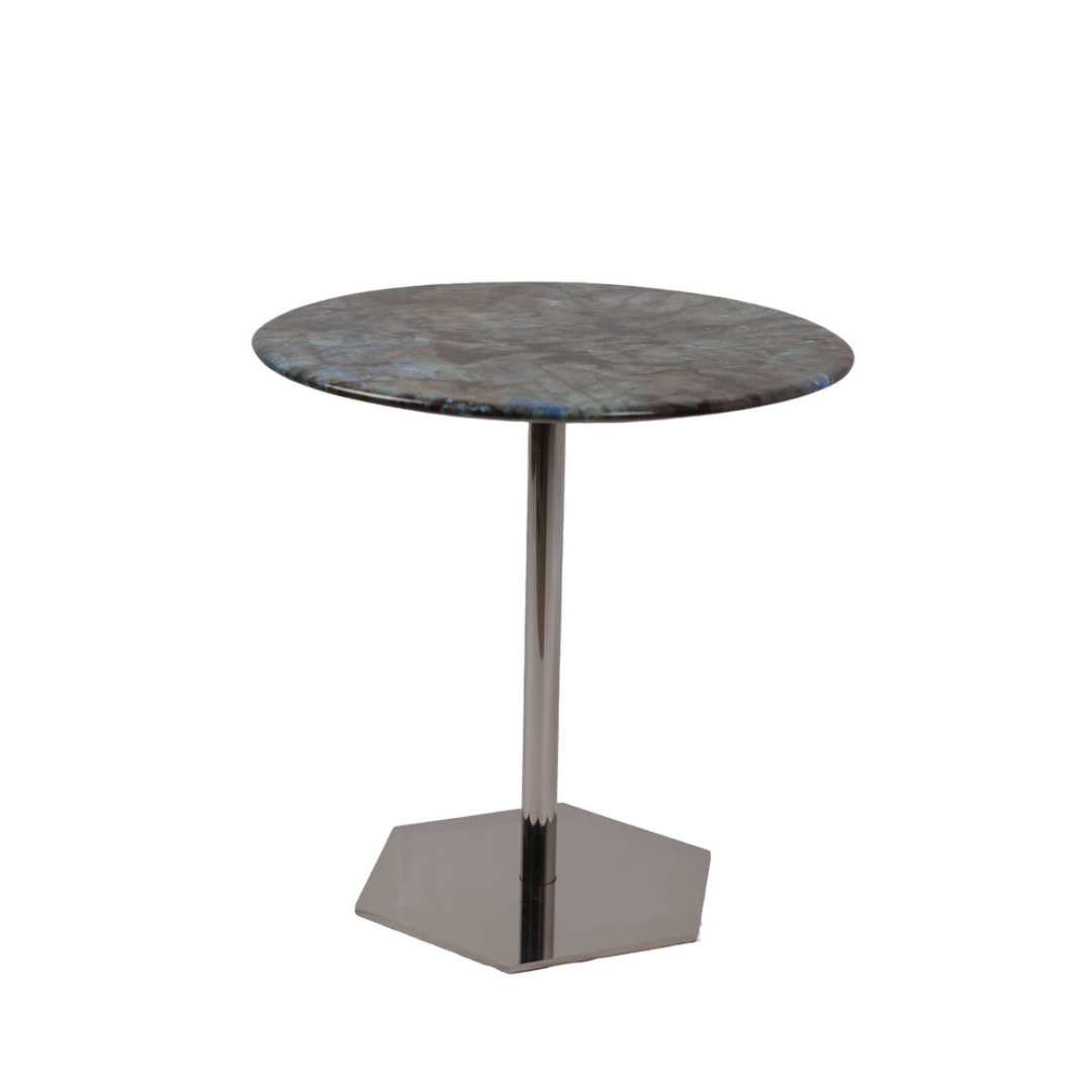 ROUND MARBLE SIDE TABLE