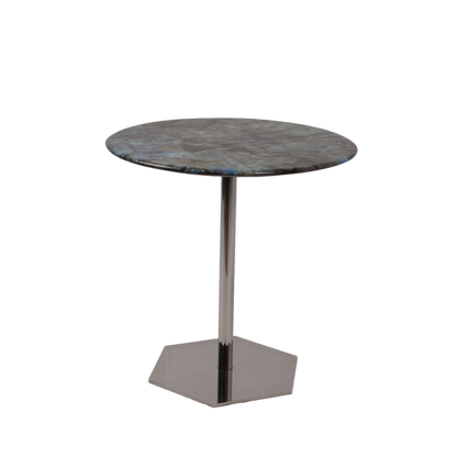 ROUND MARBLE SIDE TABLE