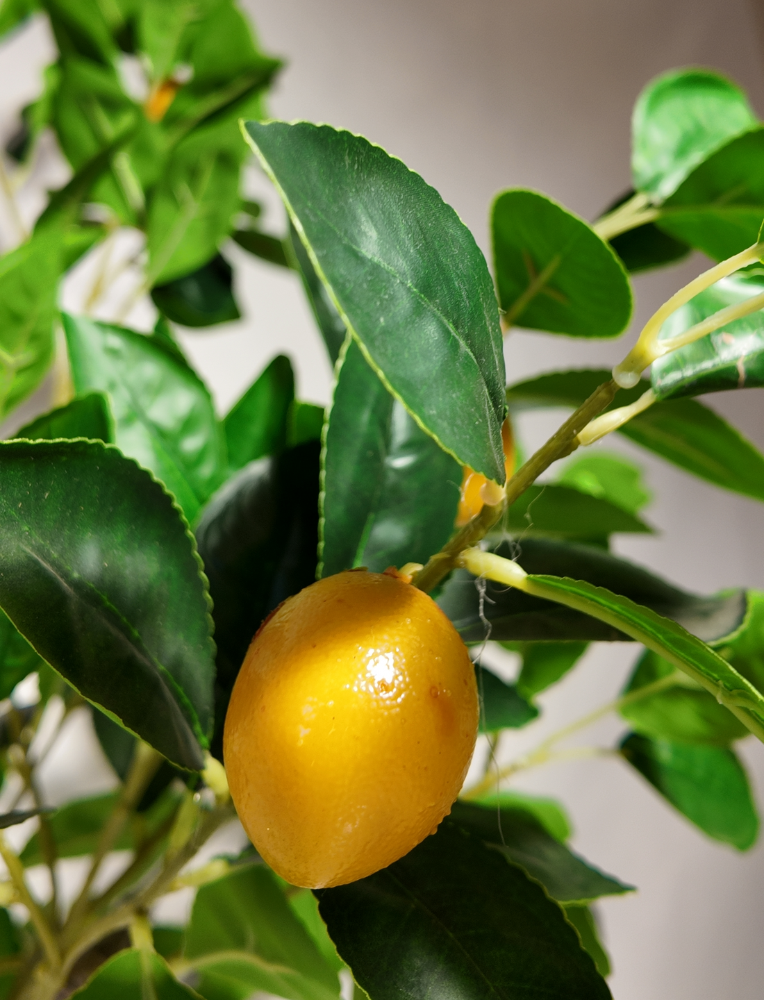 Artificial Lemon Tree –  with Decorative Planter