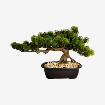 Artificial Bonsai Tree – Realistic Juniper Pine with Decorative Planter