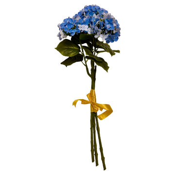 Artificial Blue Hydrangea Flowers – Set of 3