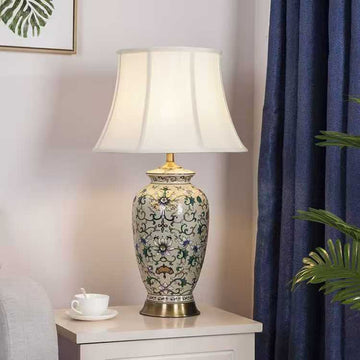 Vintage Pattern Ceramic Table Lamp