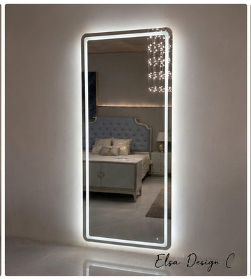 Modern LED Full Length Wall Mirror – Premium Backlit Dressing Mirror