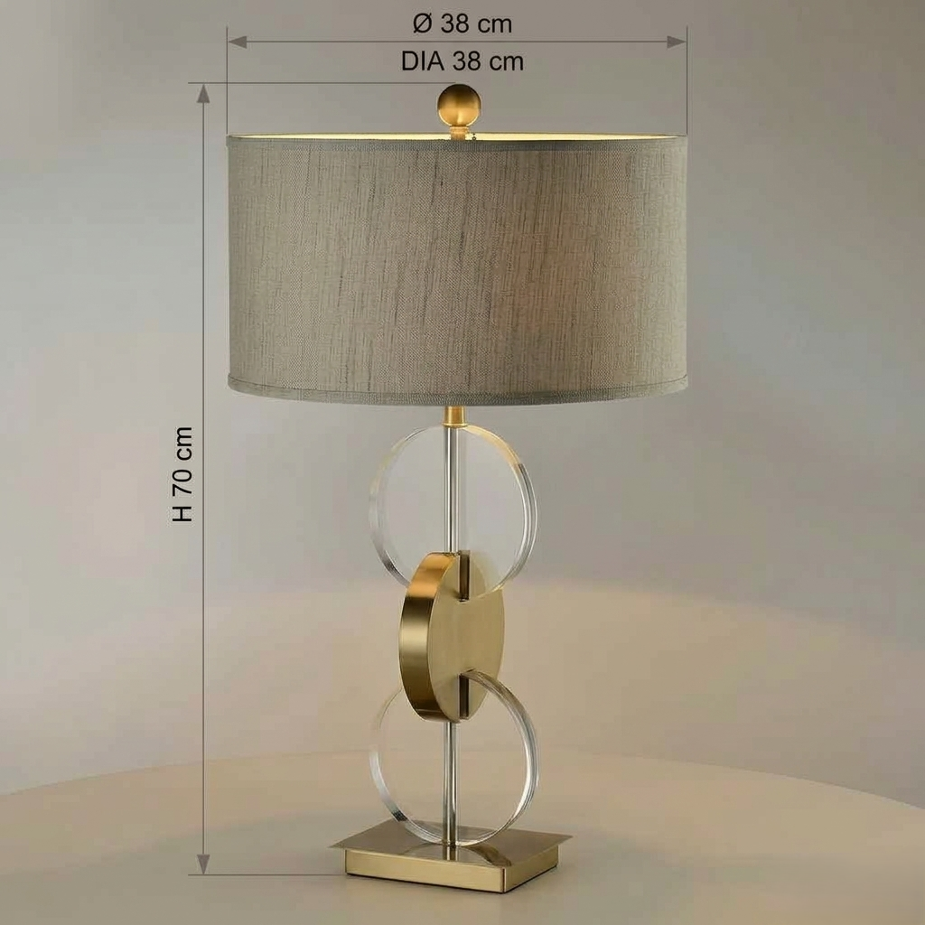 Contemporary Ring Accent Table Lamp