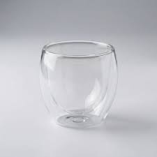 Premium Double-Wall Insulated Borosilicate Glass Cup
